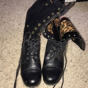 Black boots